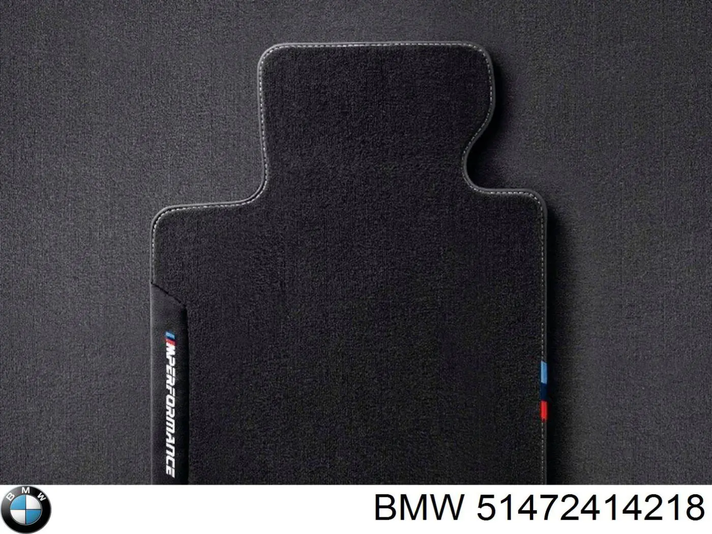Juego de alfombrillas delanteras, 2 piezas 51472414218 BMW
