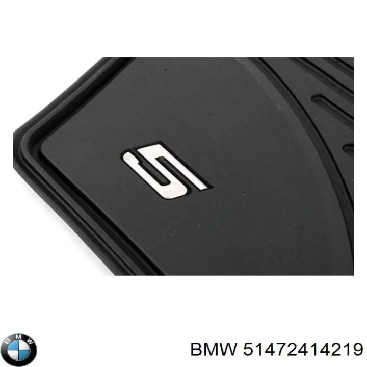 Juego de alfombrillas traseras, 2 piezas 51472414219 BMW