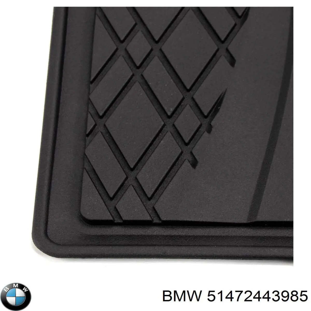 51472443985 BMW juego de esteras delanteras, 2 piezas