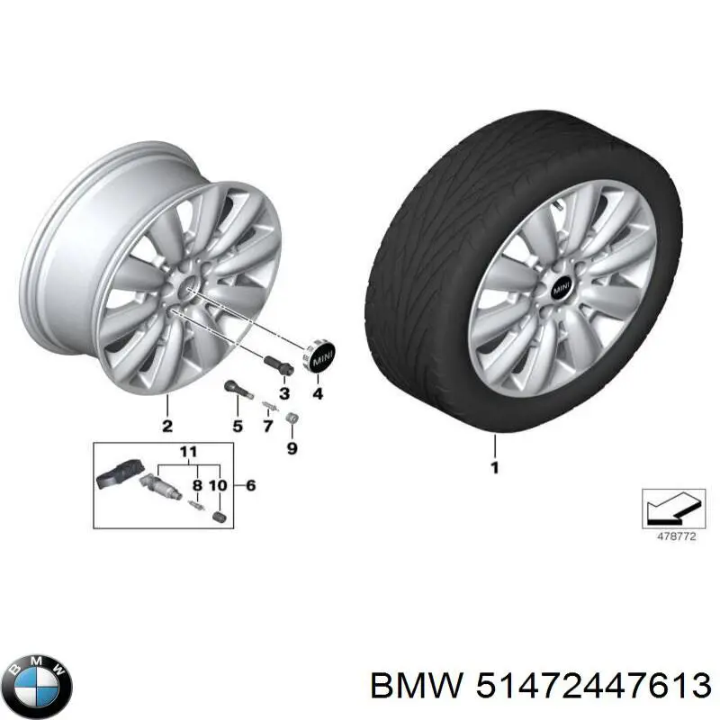  BMW 51472447613 precio, desde 115,46 EUR
