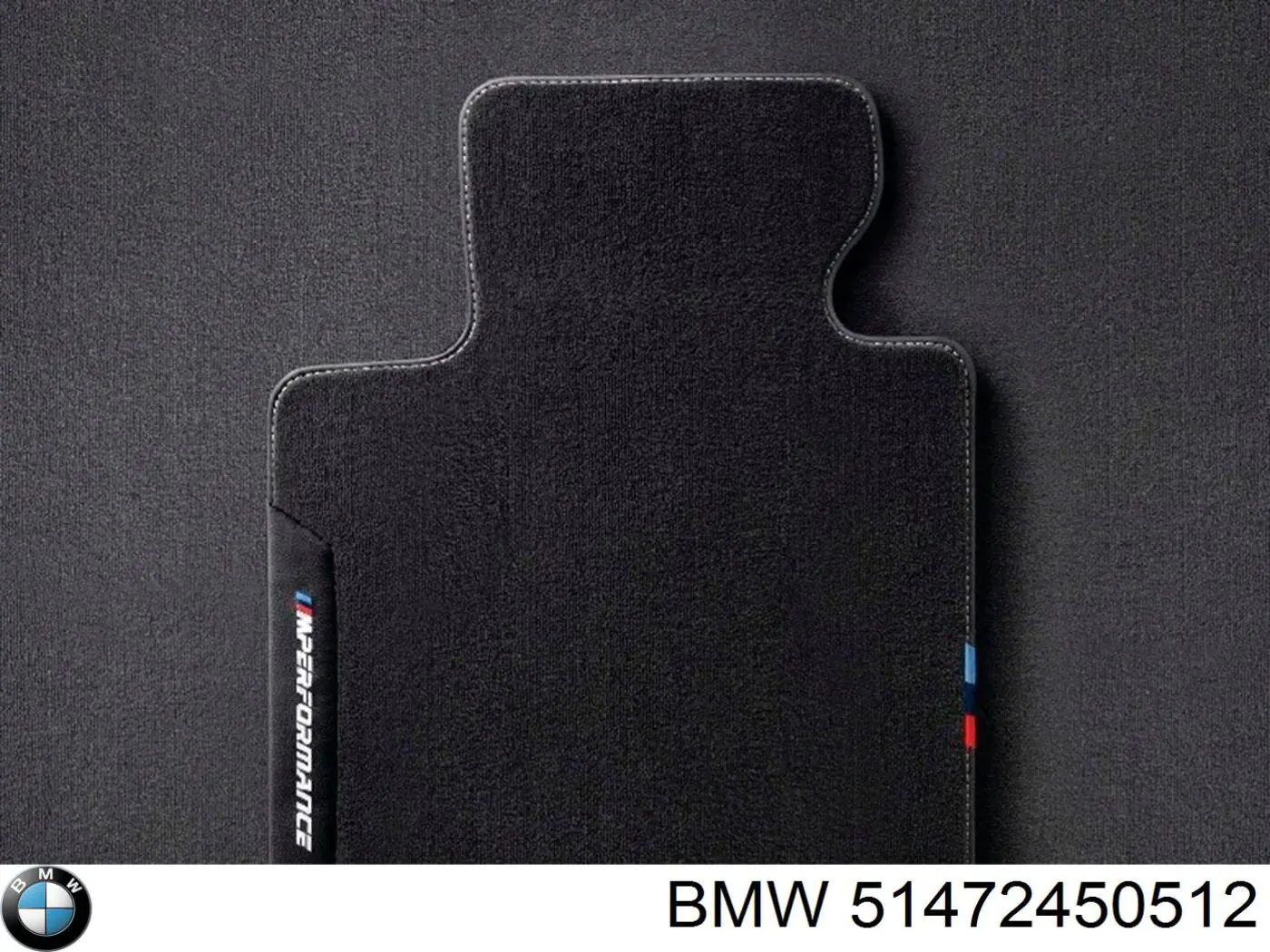 51472450512 BMW Juego de alfombrillas traseras, 2 piezas