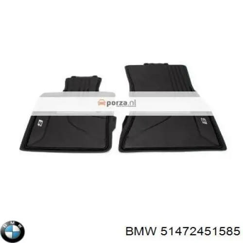 Juego de alfombrillas delanteras, 2 piezas BMW 51472451585 precio, desde 117,16 EUR