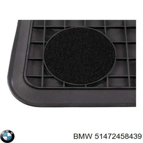 51472458439 BMW juego de esteras delanteras, 2 piezas