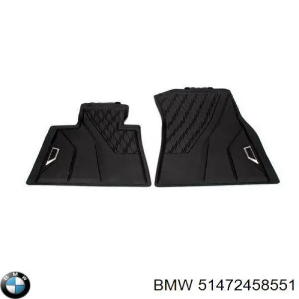 Comprar 51472458551 BMW Juego de alfombrillas delanteras, 2 piezas