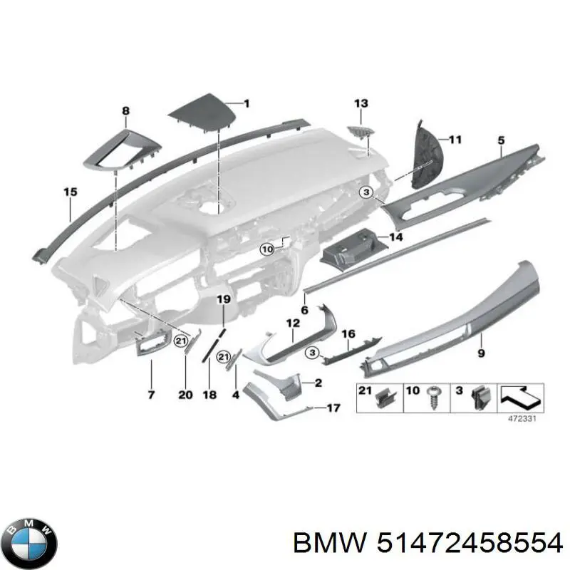 Comprar 51472458554 BMW Juego de alfombrillas traseras, 2 piezas