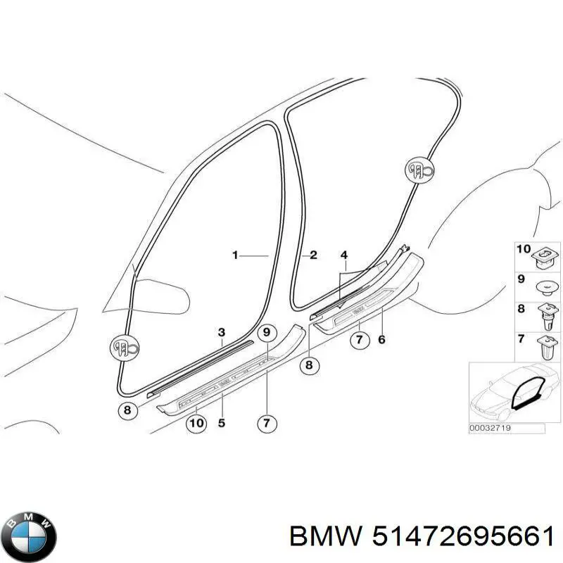  BMW 51472695661 precio, desde 189,01 EUR
