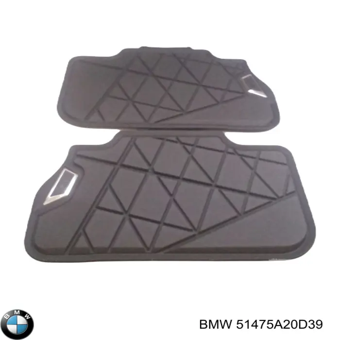 Comprar 51475A20D39 BMW Juego de alfombrillas traseras, 2 piezas
