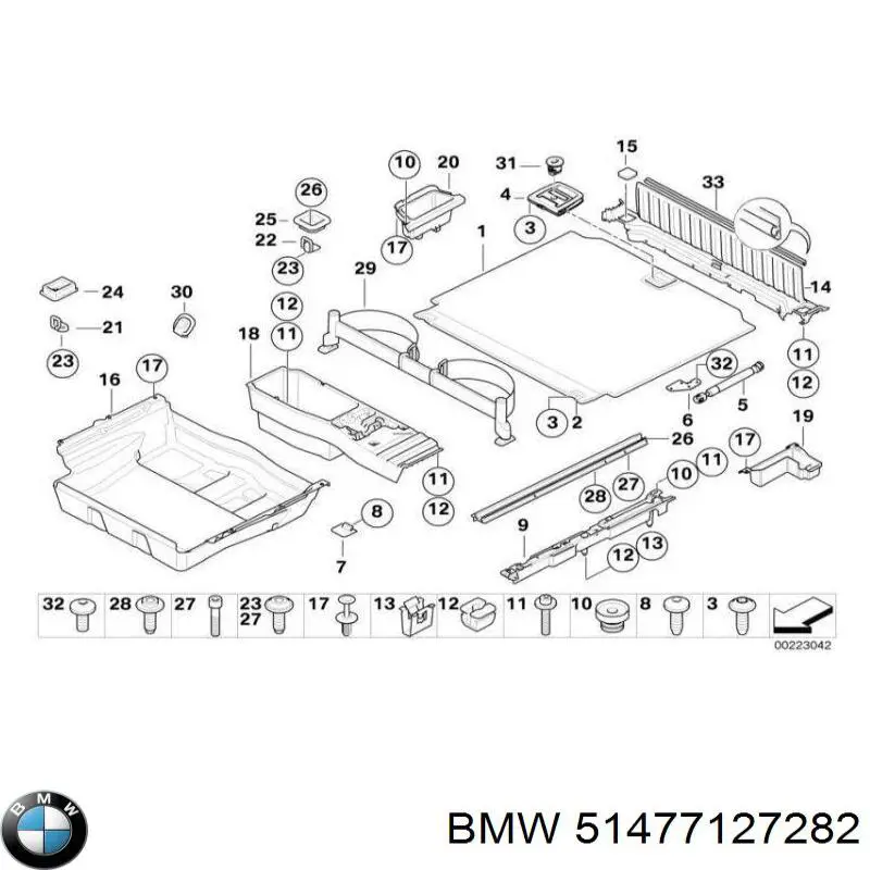 Tapa de la batería BMW 51477127282 precio, desde 83,83 EUR