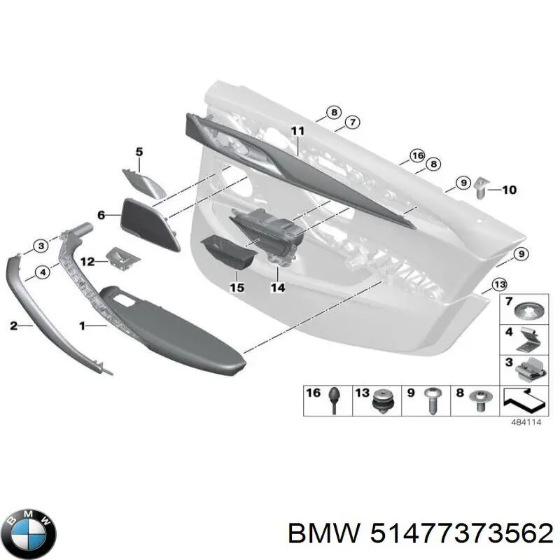 Comprar 51477373562 BMW Revestimiento inferior del maletero