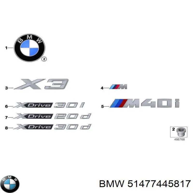 Comprar 51477445817 BMW 
