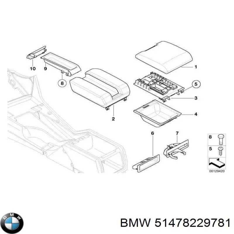 51478229781 BMW cesta portaequipajes