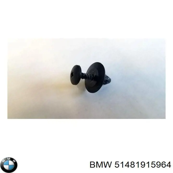 51481915964 BMW clips de fijación de pasaruedas de aleta delantera