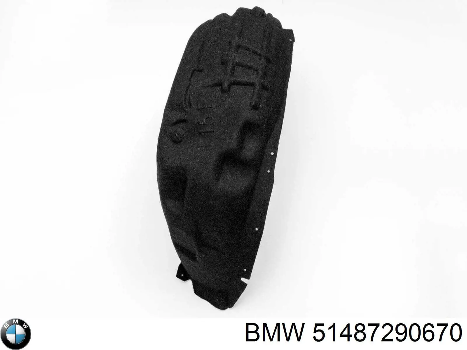 51487290670 BMW guardabarros interior, aleta trasera, derecho