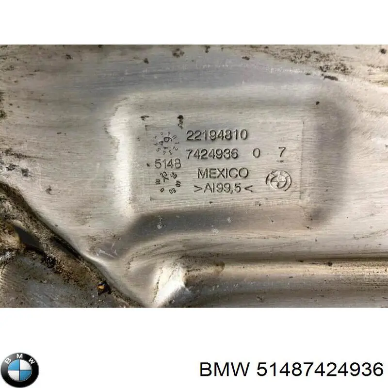 Comprar 51487424936 BMW Escudo térmico del sistema de escape