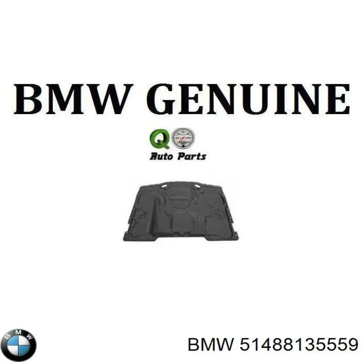 Insonorizante de motor BMW 51488135559 precio, desde 204,70 EUR