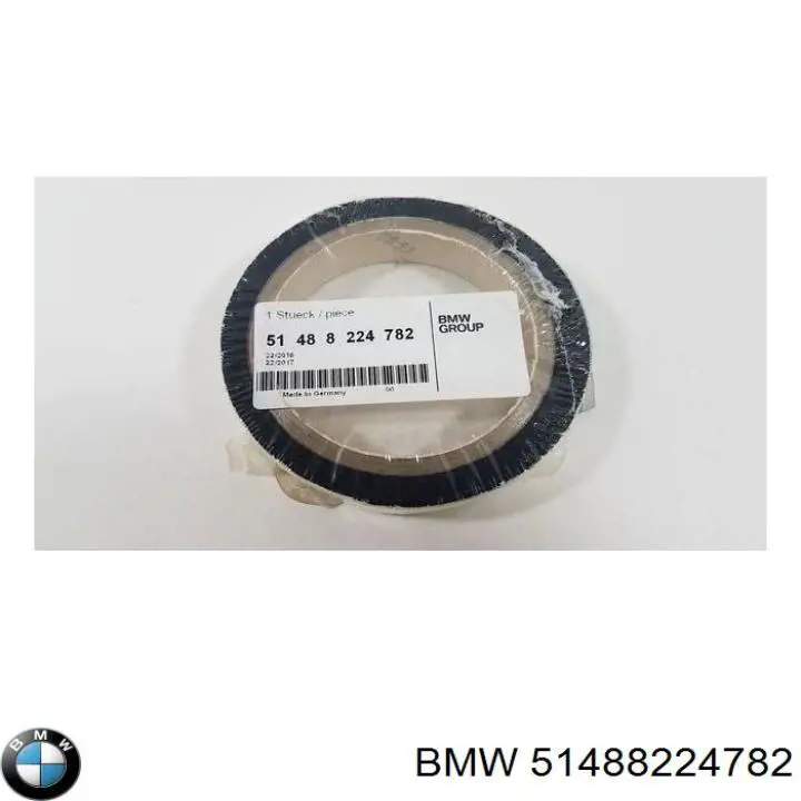 51488224782 BMW Moldura superior del parabrisas