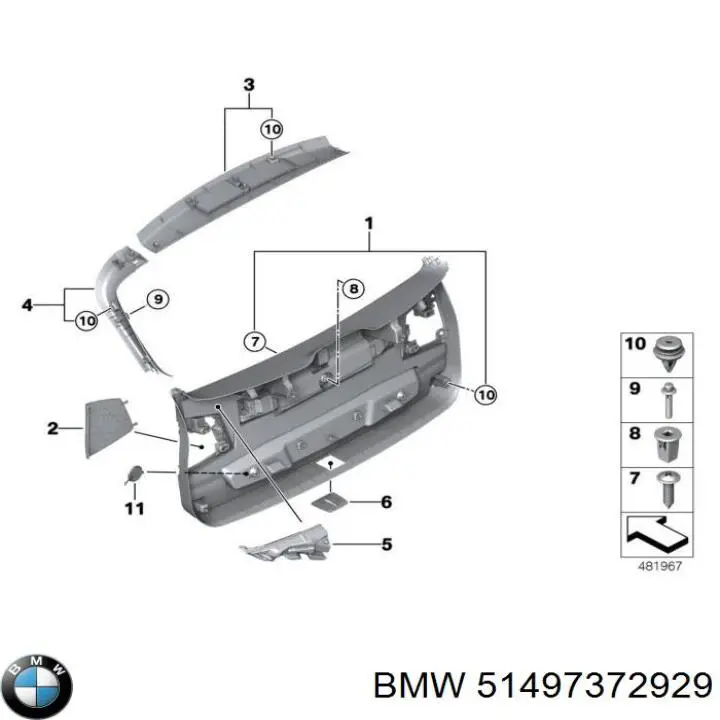  BMW 51497455851 precio, desde 4,64 EUR