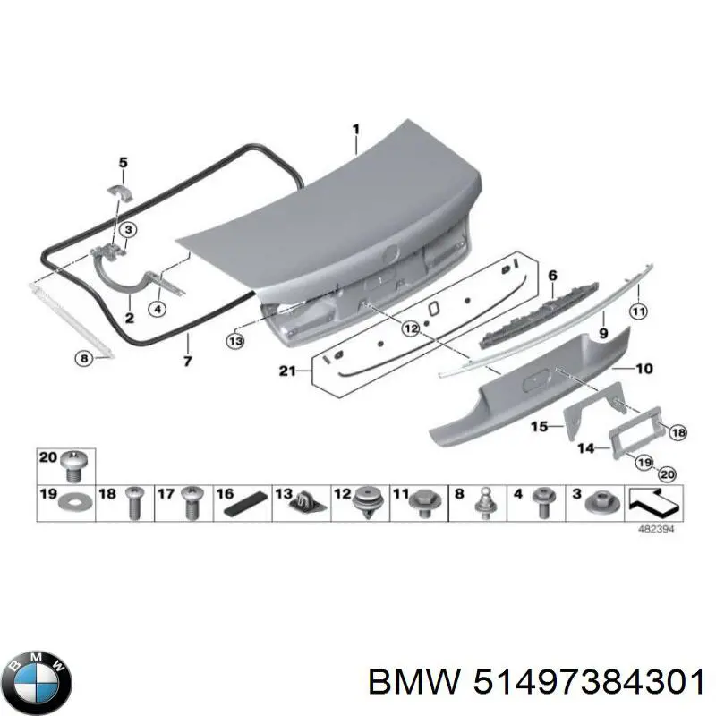  BMW 51497384301 precio, desde 1,62 EUR