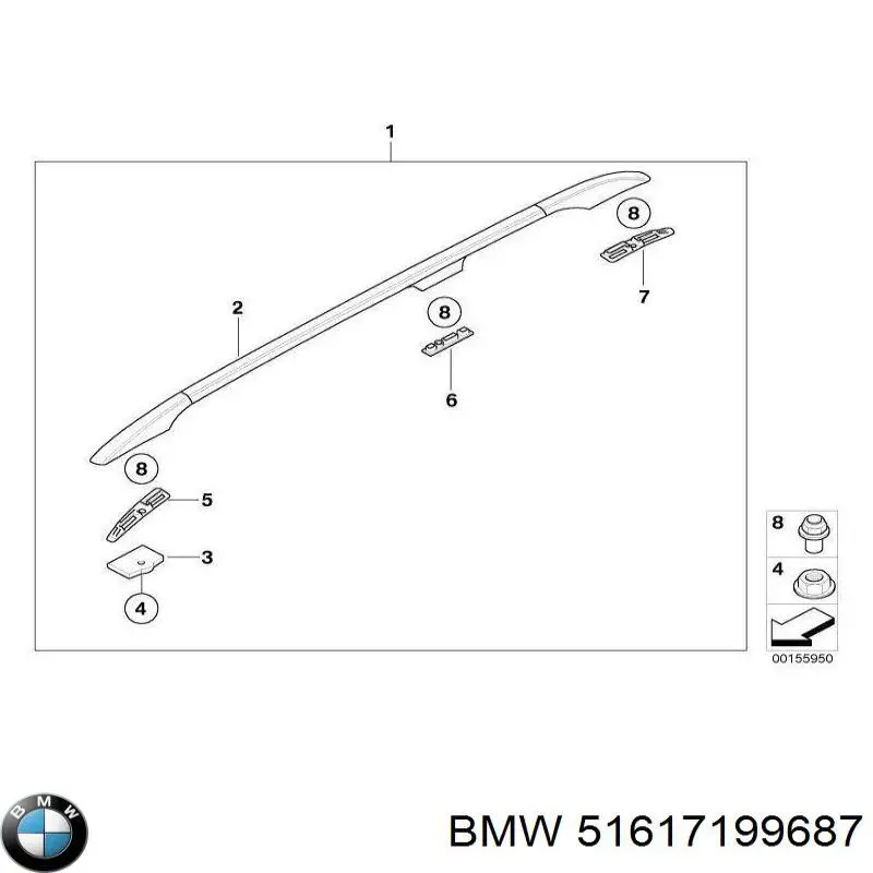 51617199687 BMW Tapón del radiador de refrigerante