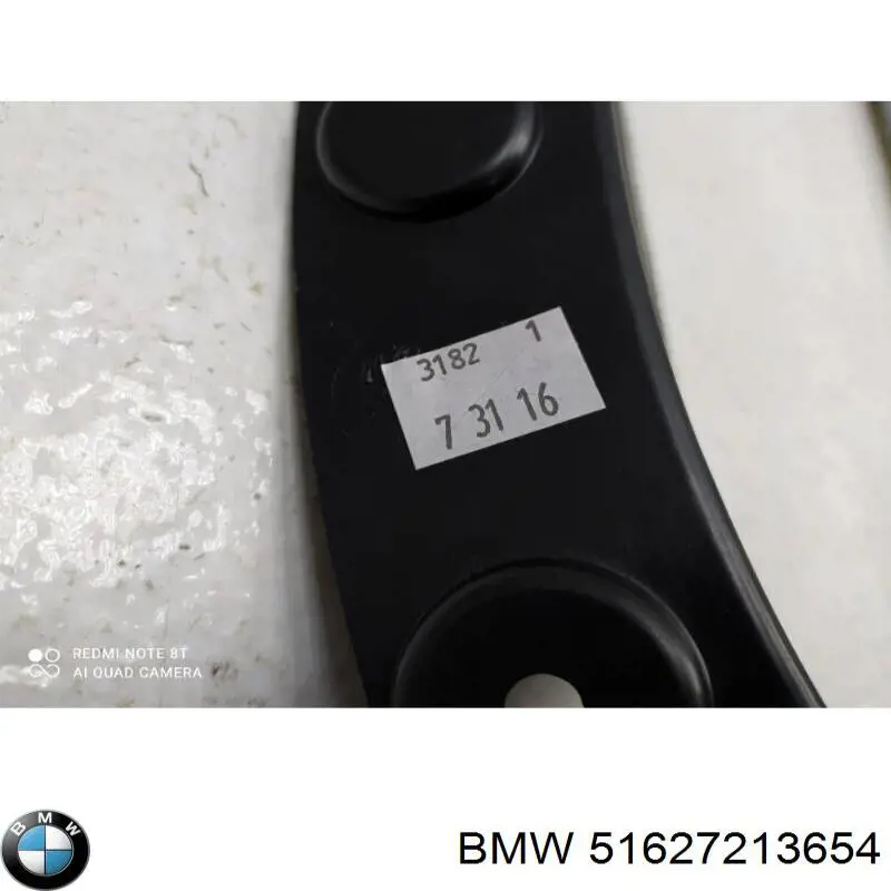 Comprar 51627213654 BMW Guardabarros delantero derecho