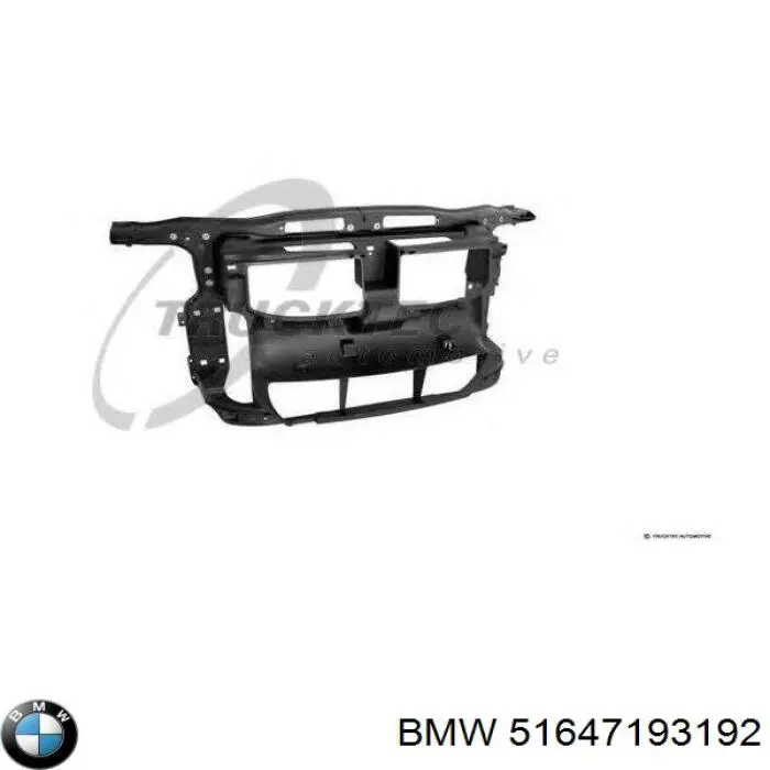 51647193192 BMW soporte de radiador completo