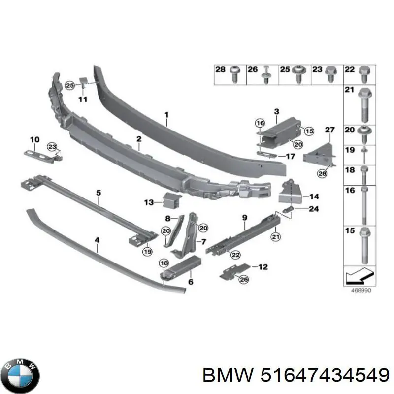 Comprar Refuerzo parachoque delantero BMW 2 Active Tourer F45