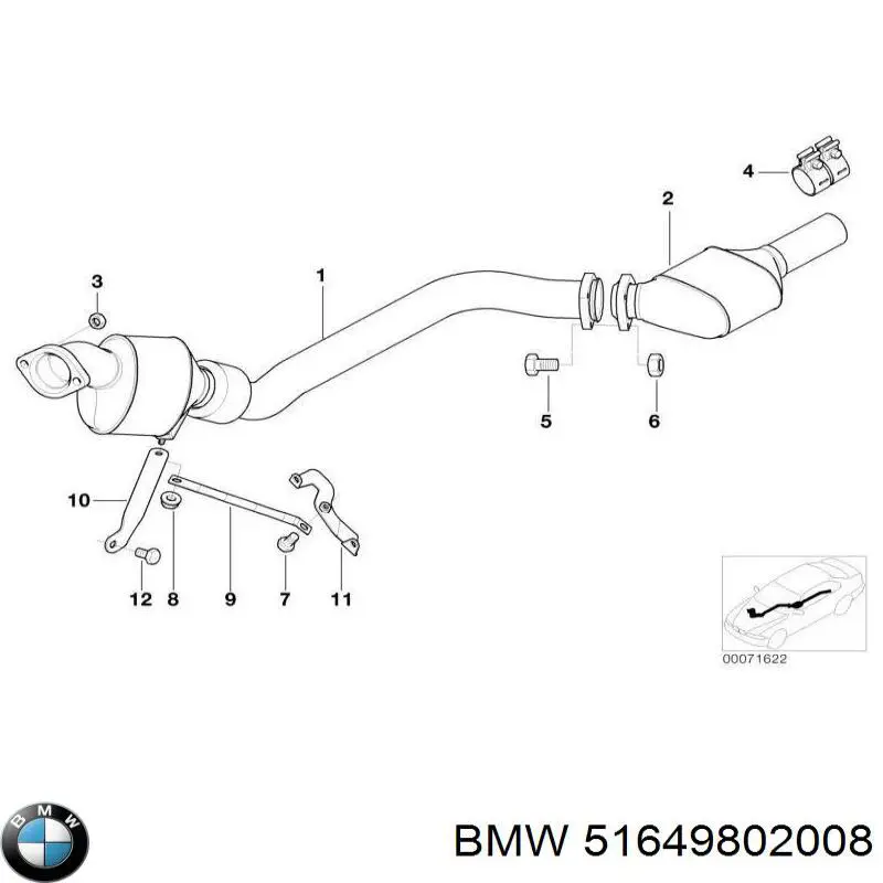 Panel de soporte del radiador y montaje de faros BMW 51649802008 precio, desde 267,00 EUR