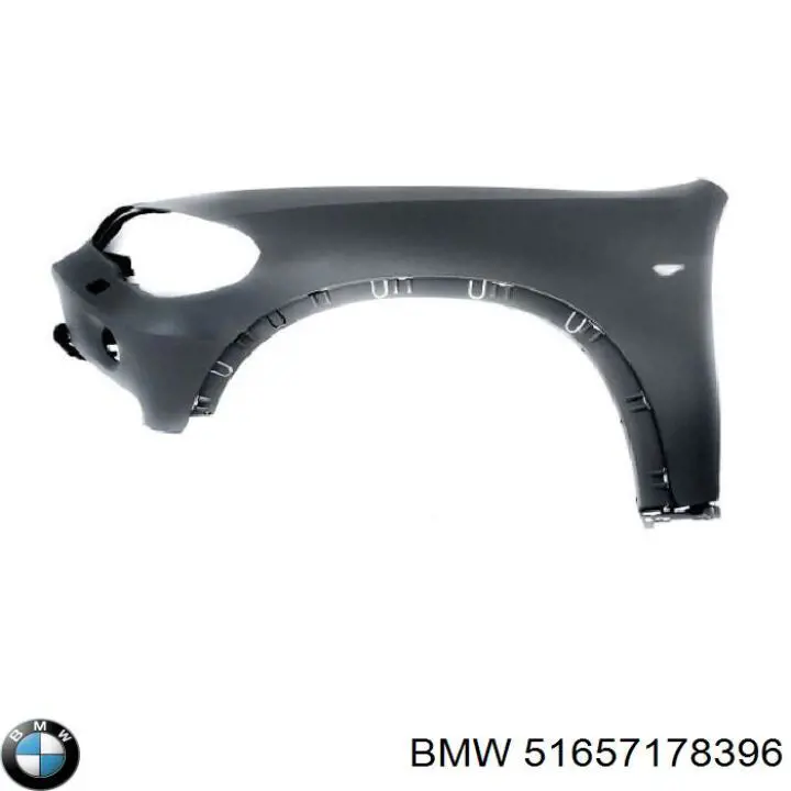 Guardabarros delantero derecho para BMW X5 (E70)