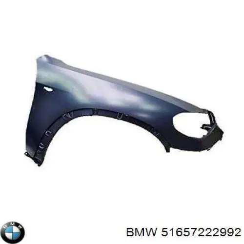 51657222992 BMW guardabarros delantero derecho