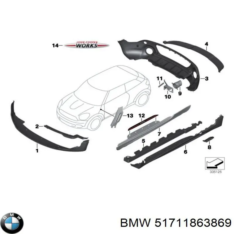 Comprar 51711863869 BMW 