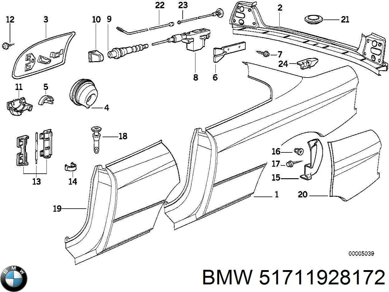 Comprar 51711928172 BMW 