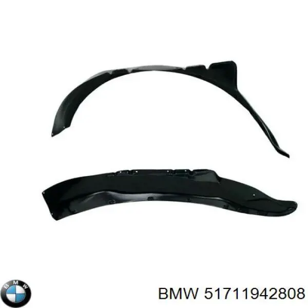 Guardabarros interior, aleta delantera, derecho para BMW 3 (E30)