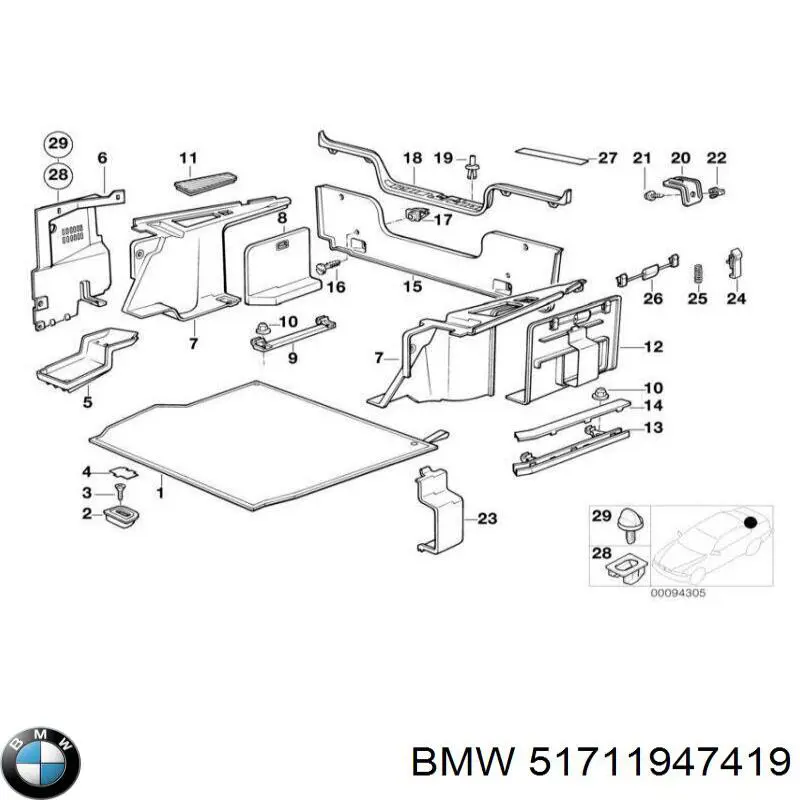 Comprar 51711947419 BMW 