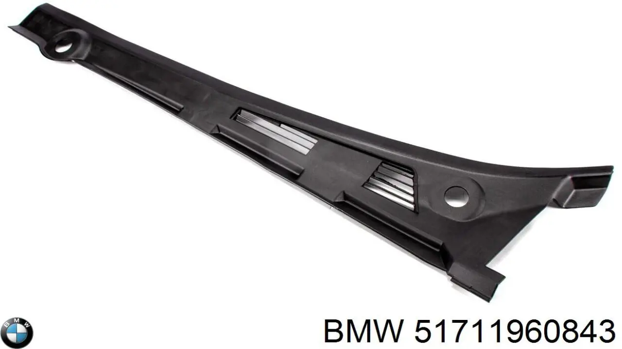 Rejilla de limpiaparabrisas izquierda para BMW 3 (E36)
