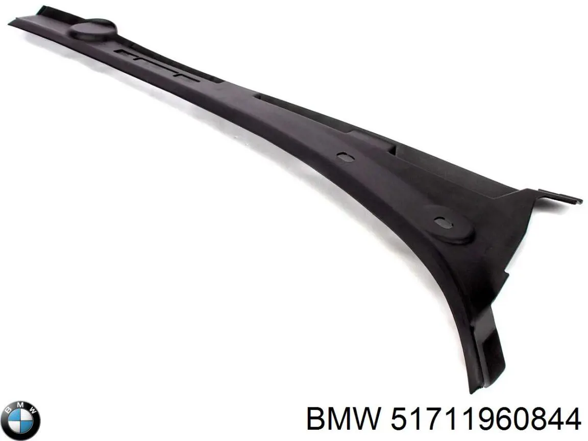 51719067165 BMW rejilla de limpiaparabrisas derecha