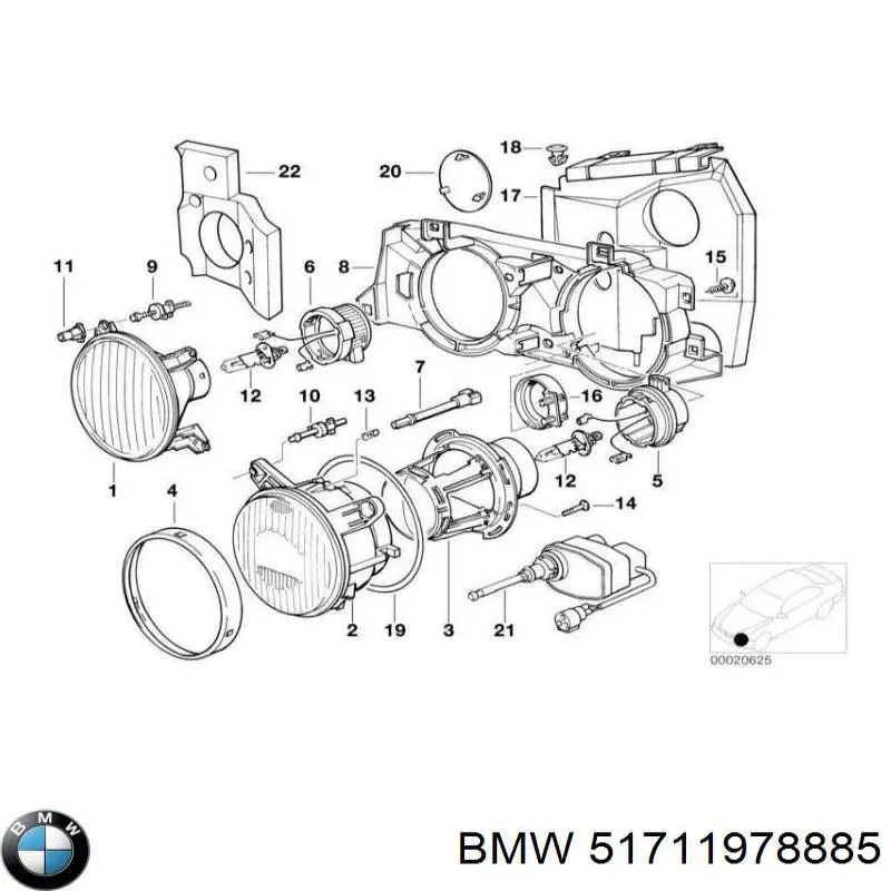  BMW 51711978885 precio, desde 15,88 EUR