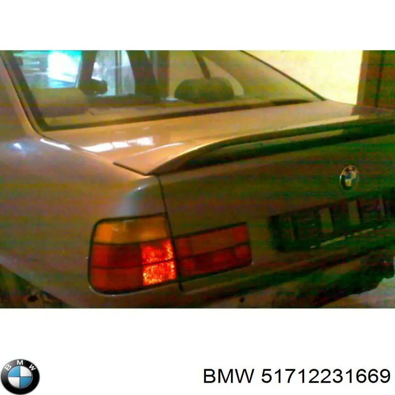 51712231669 BMW alerón para tapa de maletero