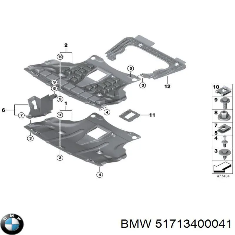 Protector antiempotramiento del motor para BMW X3 (E83)