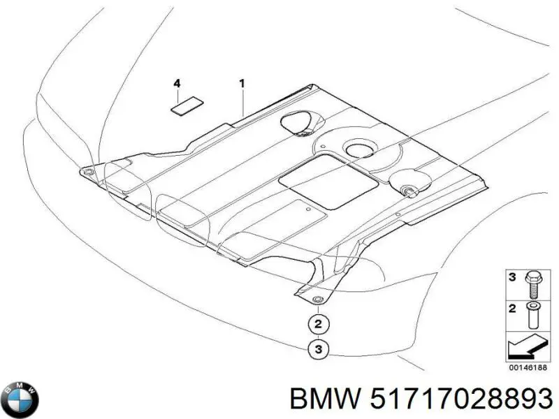 Protección de cárter BMW 51717028893 precio, desde 97,91 EUR