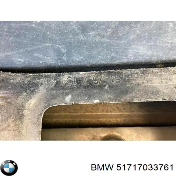 Protector antiempotramiento del motor  BMW 51717033761