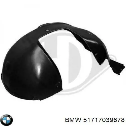 Comprar 51717039678 BMW Guardabarros interior trasero derecho del guardafango delantero