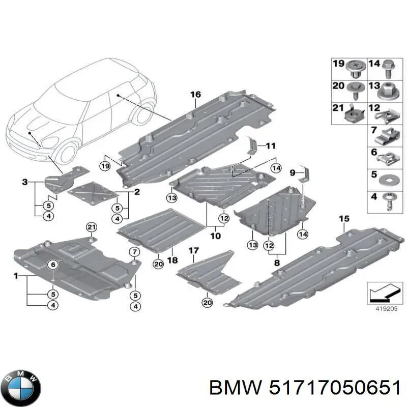  BMW 51717050651 precio, desde 47,88 EUR