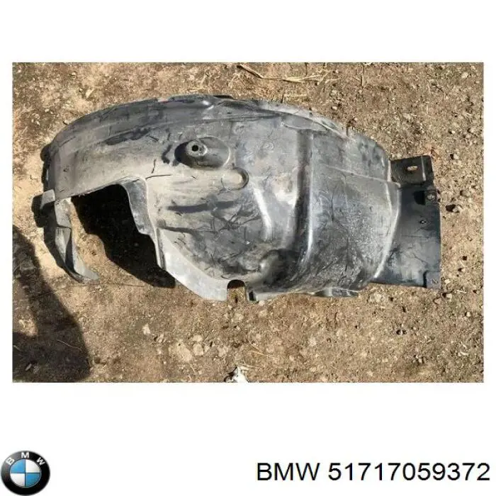 51717059372 BMW Guardabarros interior trasero derecho del guardafango delantero