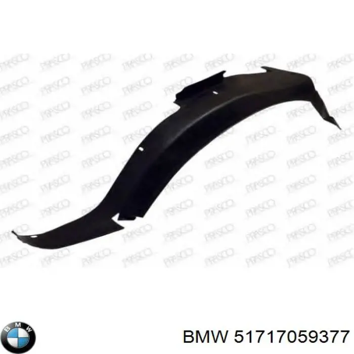 Paso de rueda delantero izquierdo trasero BMW 51717059377 precio, desde 27,87 EUR