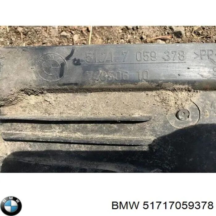 Guardabarros interior trasero derecho del guardafango delantero 51717059378 BMW