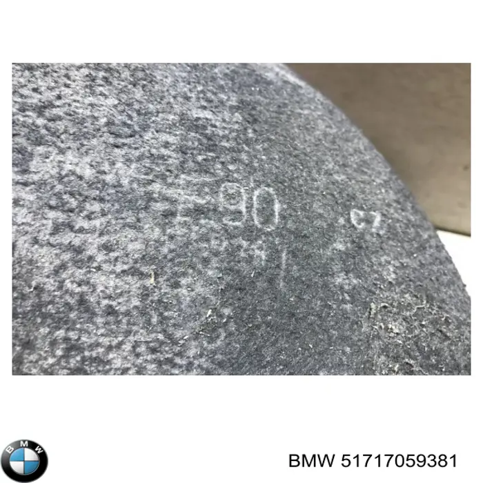 Guardabarros interior, aleta trasera, izquierdo BMW 51717059381 precio, desde 50,82 EUR