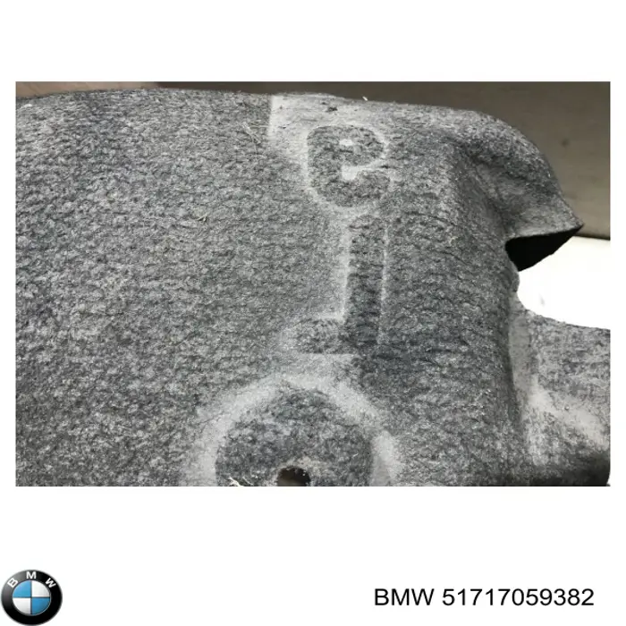 Guardalodo interior derecho, aleta trasera 51717059382 BMW