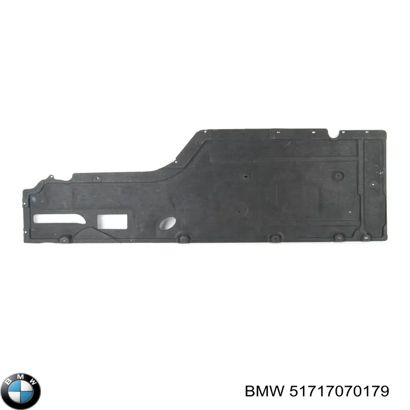 51717070179 BMW revestimiento de los bajos, izquierdo