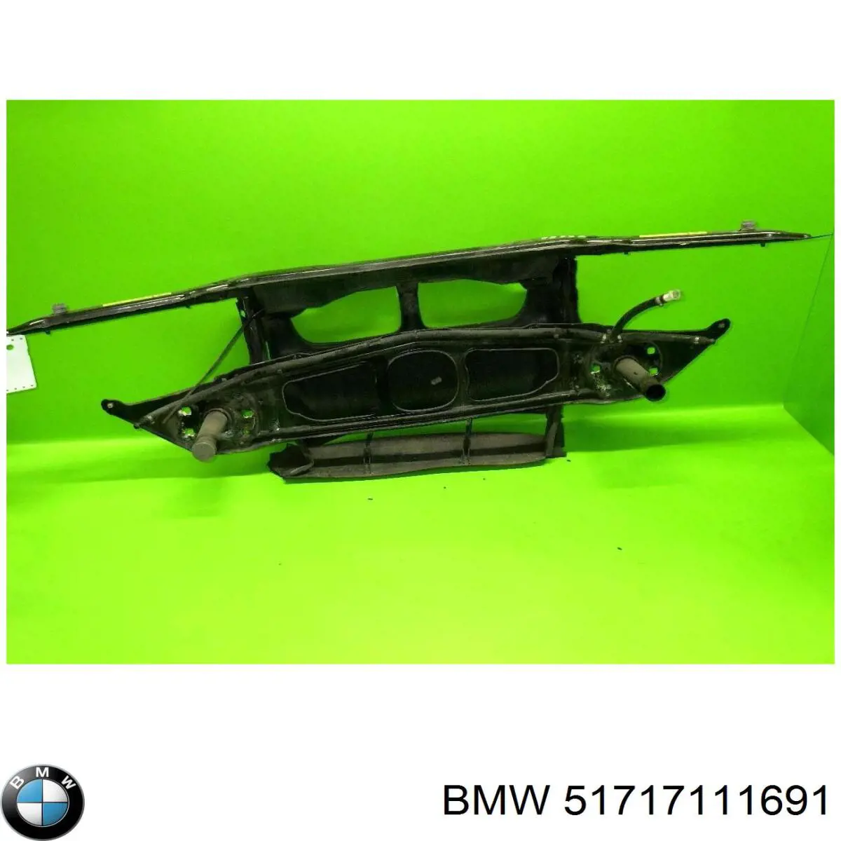 Soporte de radiador completo (panel de montaje para foco) para BMW 3 (E46)
