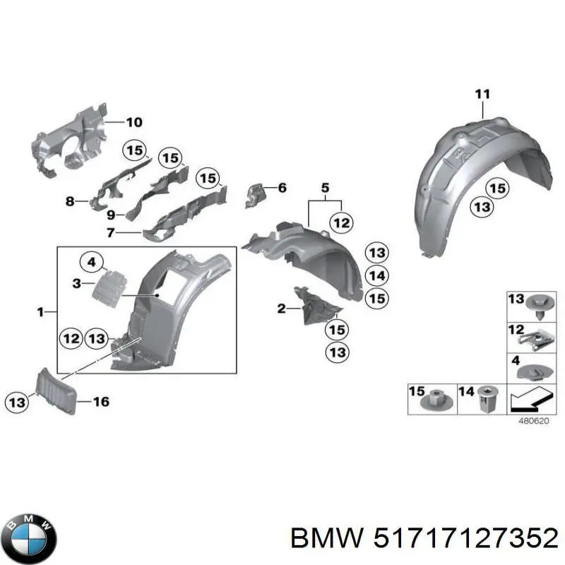  BMW 51717127352 precio, desde 38,34 EUR